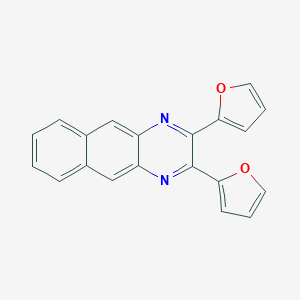 molecular formula C20H12N2O2 B346661 2,3-Di(2-furanyl)benzo[g]quinoxaline CAS No. 476635-95-7