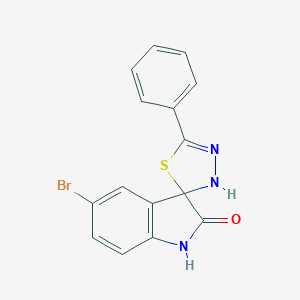 molecular formula C15H10BrN3OS B346663 脂铁剂 CAS No. 297180-15-5