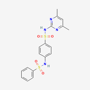 N-(4,6-dimethyl-2-pyrimidinyl)-4-[(phenylsulfonyl)amino]benzenesulfonamide