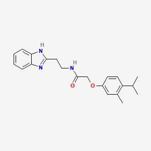 N-[2-(1H-benzimidazol-2-yl)ethyl]-2-(4-isopropyl-3-methylphenoxy)acetamide