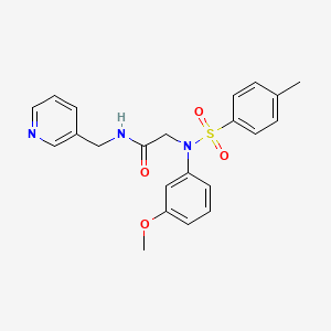 N~2~-(3-methoxyphenyl)-N~2~-[(4-methylphenyl)sulfonyl]-N~1~-(3-pyridinylmethyl)glycinamide