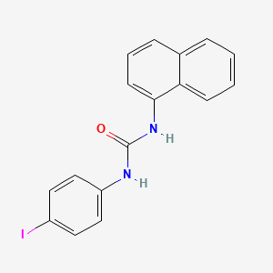 molecular formula C17H13IN2O B3466737 N-(4-iodophenyl)-N'-1-naphthylurea 