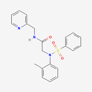 N~2~-(2-methylphenyl)-N~2~-(phenylsulfonyl)-N~1~-(2-pyridinylmethyl)glycinamide