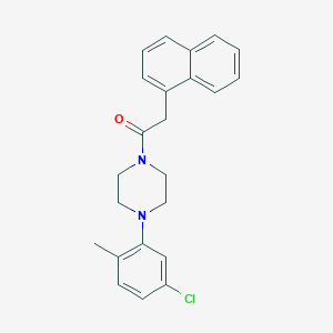 1-[4-(5-Chloro-2-methylphenyl)piperazin-1-yl]-2-naphthalen-1-ylethanone