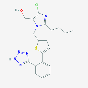 molecular formula C20H21ClN6OS B346695 1-[[5-[2-(1H-Tetrazol-5-yl)phenyl]-2-thienyl]methyl]-2-butyl-4-chloro-1H-imidazole-5-methanol 