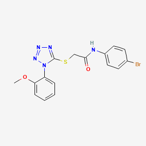 N-(4-bromophenyl)-2-{[1-(2-methoxyphenyl)-1H-tetrazol-5-yl]thio}acetamide