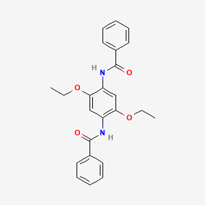 molecular formula C24H24N2O4 B3467045 N,N'-(2,5-diethoxy-1,4-phenylene)dibenzamide 