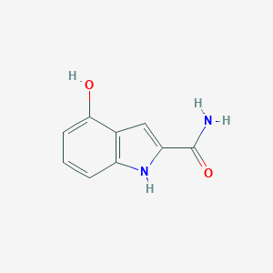 molecular formula C9H8N2O2 B346705 4-hydroxy-1H-indole-2-carboxamide 