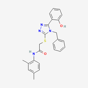 2-{[4-benzyl-5-(2-hydroxyphenyl)-4H-1,2,4-triazol-3-yl]thio}-N-(2,4-dimethylphenyl)acetamide