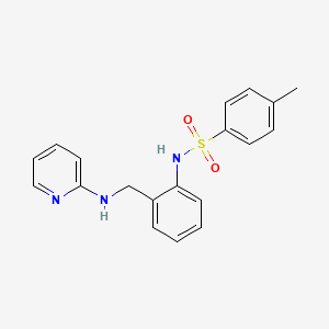 molecular formula C19H19N3O2S B3467068 4-methyl-N-{2-[(2-pyridinylamino)methyl]phenyl}benzenesulfonamide 