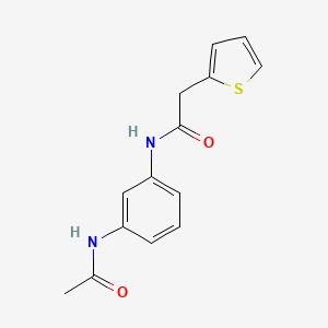 N-[3-(acetylamino)phenyl]-2-(2-thienyl)acetamide