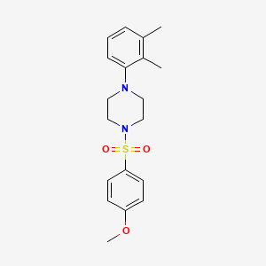 1-(2,3-dimethylphenyl)-4-[(4-methoxyphenyl)sulfonyl]piperazine