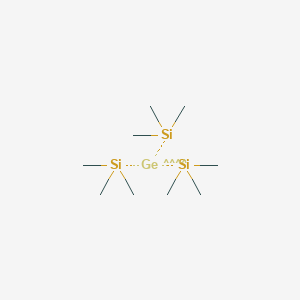 molecular formula C9H27GeSi3 B034672 三(三甲基硅基)锗氢化物 CAS No. 104164-54-7