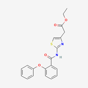 ethyl {2-[(2-phenoxybenzoyl)amino]-1,3-thiazol-4-yl}acetate