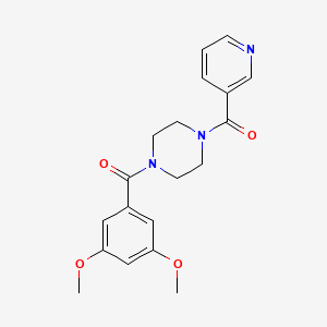 1-(3,5-dimethoxybenzoyl)-4-(3-pyridinylcarbonyl)piperazine