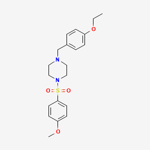 1-(4-ethoxybenzyl)-4-[(4-methoxyphenyl)sulfonyl]piperazine