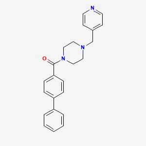 1-(4-biphenylylcarbonyl)-4-(4-pyridinylmethyl)piperazine