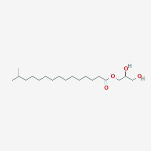 molecular formula C19H38O4 B034674 2,3-二羟基丙基 14-甲基十五烷酸酯 CAS No. 104700-85-8