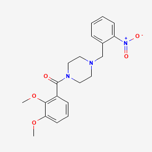 1-(2,3-dimethoxybenzoyl)-4-(2-nitrobenzyl)piperazine