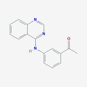 1-[3-(Quinazolin-4-ylamino)phenyl]ethanone