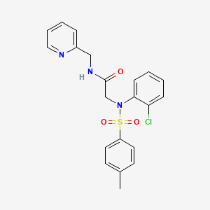 N~2~-(2-chlorophenyl)-N~2~-[(4-methylphenyl)sulfonyl]-N~1~-(2-pyridinylmethyl)glycinamide