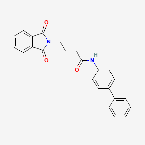 N-4-biphenylyl-4-(1,3-dioxo-1,3-dihydro-2H-isoindol-2-yl)butanamide