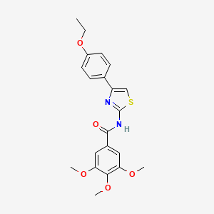 N-[4-(4-ethoxyphenyl)-1,3-thiazol-2-yl]-3,4,5-trimethoxybenzamide