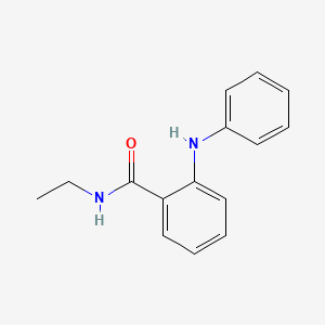 molecular formula C15H16N2O B3467823 2-anilino-N-ethylbenzamide 