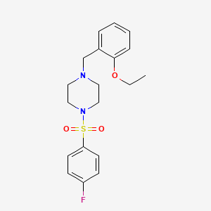 1-(2-ethoxybenzyl)-4-[(4-fluorophenyl)sulfonyl]piperazine