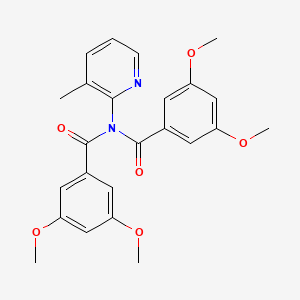 N-(3,5-dimethoxybenzoyl)-3,5-dimethoxy-N-(3-methyl-2-pyridinyl)benzamide