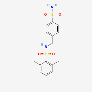 N-[4-(aminosulfonyl)benzyl]-2,4,6-trimethylbenzenesulfonamide