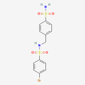 N-[4-(aminosulfonyl)benzyl]-4-bromobenzenesulfonamide