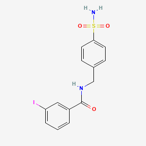 N-[4-(aminosulfonyl)benzyl]-3-iodobenzamide