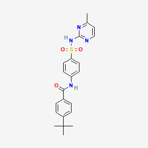 4-tert-butyl-N-(4-{[(4-methyl-2-pyrimidinyl)amino]sulfonyl}phenyl)benzamide