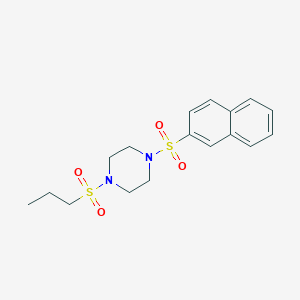 1-(2-naphthylsulfonyl)-4-(propylsulfonyl)piperazine