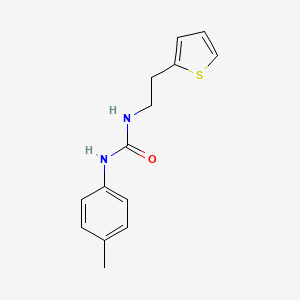 N-(4-methylphenyl)-N'-[2-(2-thienyl)ethyl]urea