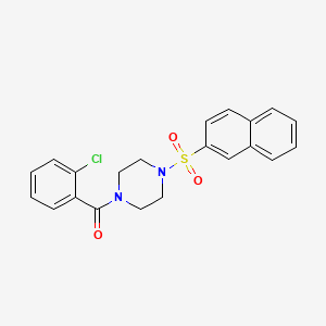 1-(2-chlorobenzoyl)-4-(2-naphthylsulfonyl)piperazine