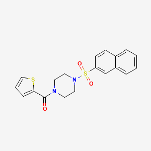 1-(2-naphthylsulfonyl)-4-(2-thienylcarbonyl)piperazine