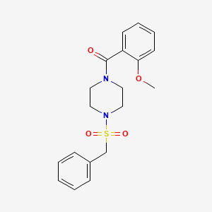 1-(benzylsulfonyl)-4-(2-methoxybenzoyl)piperazine