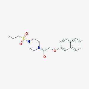 1-[(2-naphthyloxy)acetyl]-4-(propylsulfonyl)piperazine