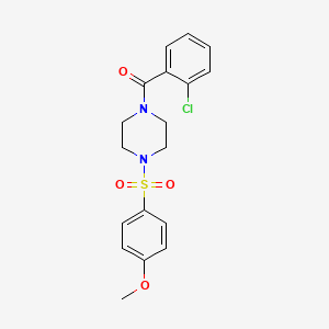 1-(2-chlorobenzoyl)-4-[(4-methoxyphenyl)sulfonyl]piperazine