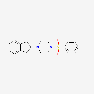 1-(2,3-dihydro-1H-inden-2-yl)-4-[(4-methylphenyl)sulfonyl]piperazine