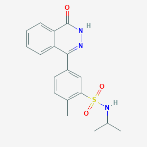 N-isopropyl-2-methyl-5-(4-oxo-3,4-dihydro-1-phthalazinyl)benzenesulfonamide