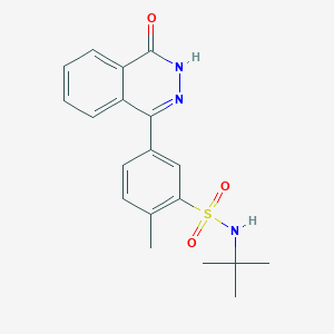 N-(tert-butyl)-2-methyl-5-(4-oxo-3,4-dihydro-1-phthalazinyl)benzenesulfonamide