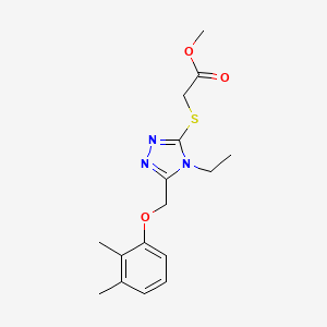 methyl ({5-[(2,3-dimethylphenoxy)methyl]-4-ethyl-4H-1,2,4-triazol-3-yl}thio)acetate