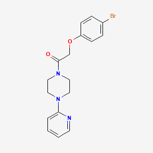 1-[(4-bromophenoxy)acetyl]-4-(2-pyridinyl)piperazine