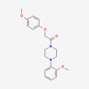 1-[(4-methoxyphenoxy)acetyl]-4-(2-methoxyphenyl)piperazine