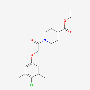 ethyl 1-[(4-chloro-3,5-dimethylphenoxy)acetyl]-4-piperidinecarboxylate