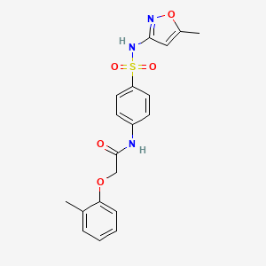 N-(4-{[(5-methyl-3-isoxazolyl)amino]sulfonyl}phenyl)-2-(2-methylphenoxy)acetamide