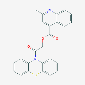 2-oxo-2-(10H-phenothiazin-10-yl)ethyl 2-methyl-4-quinolinecarboxylate